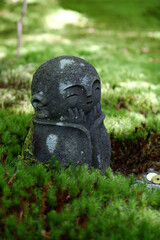 圓光寺の庭のお地蔵様