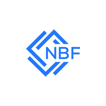 NBF technology letter logo design on white  background. NBF creative initials technology letter logo concept. NBF technology letter design.
