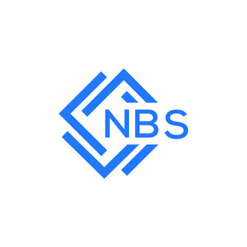 NBS technology letter logo design on white  background. NBS creative initials technology letter logo concept. NBS technology letter design.