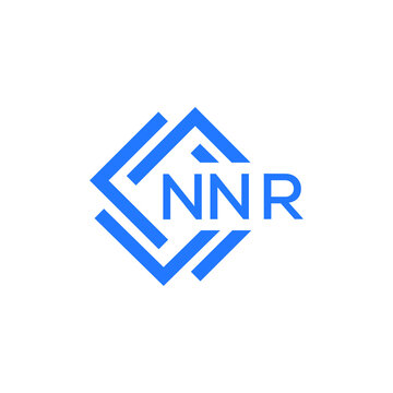 NNR technology letter logo design on white  background. NNR creative initials technology letter logo concept. NNR technology letter design.
