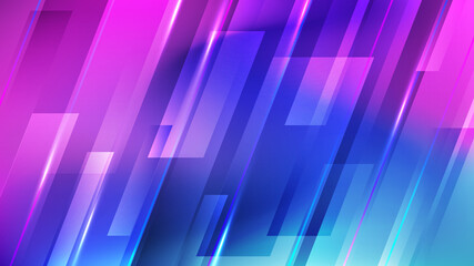 Abstract technology futuristic concept geometric pattern vibrant color background
