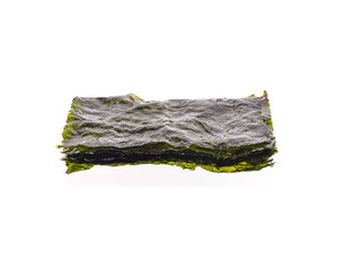 seaweed sheet on a white background