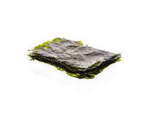 seaweed sheet on a white background