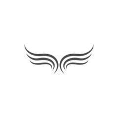 Obraz premium Wings logo icon illustration