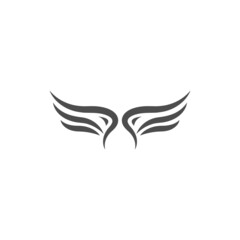 Wings logo icon illustration
