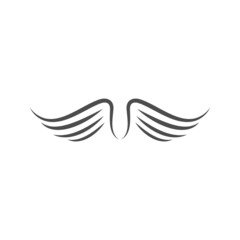 Wings logo icon illustration