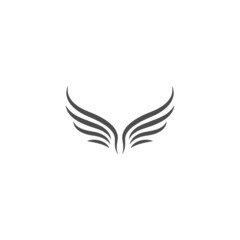 Obraz premium Wings logo icon illustration