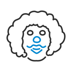 Party Clown Face Icon
