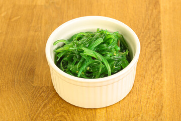 Japanese traditional seaweed salad Chukka