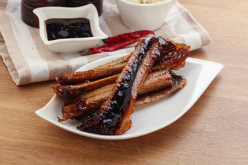 Roasted eel in unagi sause