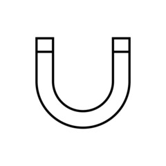 Magnet line icon