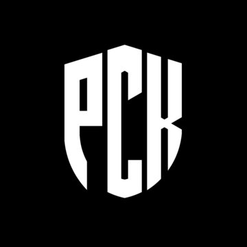 PCK letter logo design. PCK modern letter logo with black background. PCK creative  letter logo. simple and modern letter logo. vector logo modern alphabet font overlap style. Initial letters PCK 