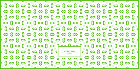 abstract shape pattern with dominant leaf green color
