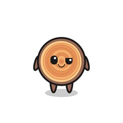wood grain cartoon with an arrogant expression