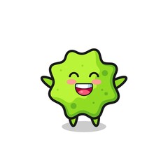 happy baby splat cartoon character