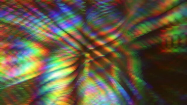 Abstract luminous holographic rainbow texture background