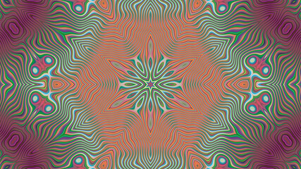 Fototapeta na wymiar Abstract textural multicolored background kaleidoscope.