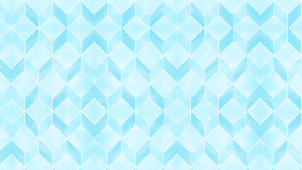 水色の四角形のシームレスパターンのイラスト