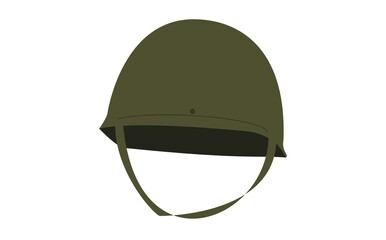 Fototapeta premium Military helmets worn in war