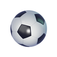 Fototapeta premium soccer ball isolated on white