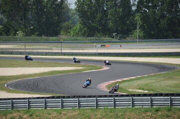 Slovakia Ring, race track, riding academy, motorcycle training session,