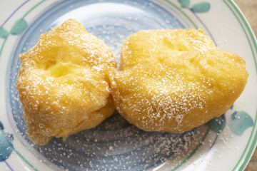stuffed cream puffs