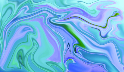Obraz na płótnie Canvas colorful liquid background smooth wave and glossy 