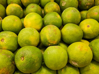 Many Sunkist oranges were sold on the basketball