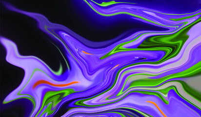 colorful liquid background smooth wave and glossy 