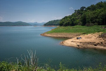 Part of Idukki Reservoir which can be seen from Anjuruli