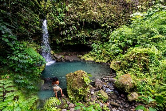 Contemplating a natural wonder