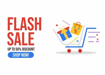 Flash sale banner design for your digital marketing 