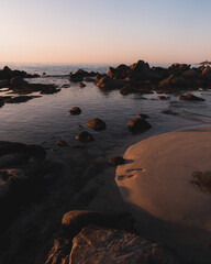 footsteps on the beach