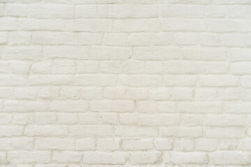 Old white brick wall. Clouseup background.