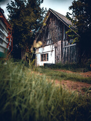 An old mostly wooden house