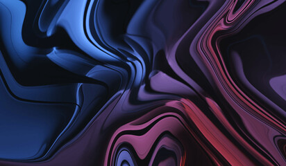 Obraz premium colorful liquid background smooth wave and glossy 