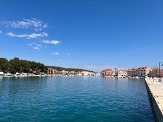 Fototapeta na wymiar Harbour in Stari Grad on the island of Hvar in Croatia