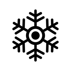 Snow Icon Vector Symbol Design Illustration