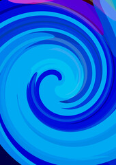 Abstract blue  texture background. Smooth and vibrant shapes for digital design