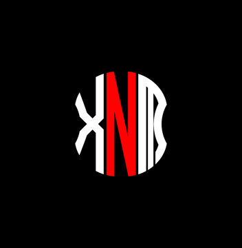 XNM letter logo creative design with vector graphic