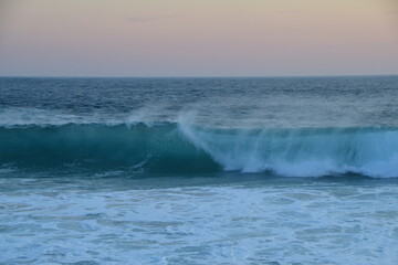 waves on the beach