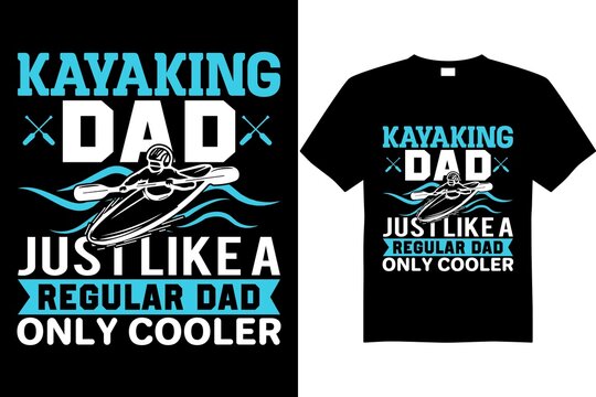 Kayaking t-shirt design vector file free download