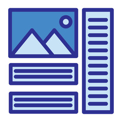 Fototapeta premium Layout Icon