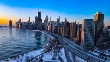 Fototapeta premium Chicago Skyline
