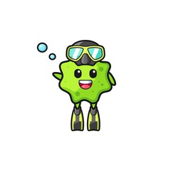 the splat diver cartoon character