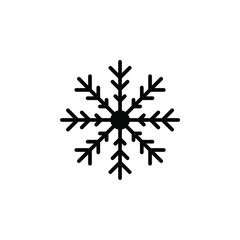 Winter, Snowfall, Snow, Snowflake Solid Line Icon Vector Illustration Logo Template. Suitable For Many Purposes.