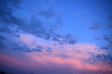 roter Himmel in der Eifel