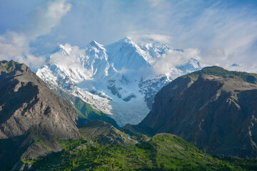 Fototapeta premium Rakaposhi mountain pakistan
