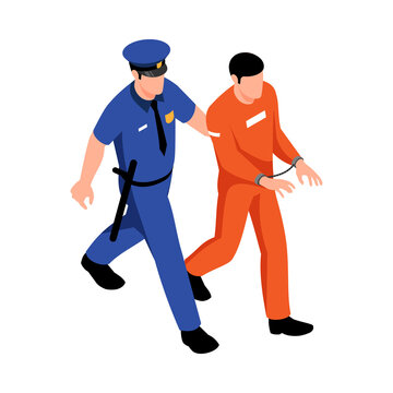 recommend clip art: Guard Escorting Prisoner Composition