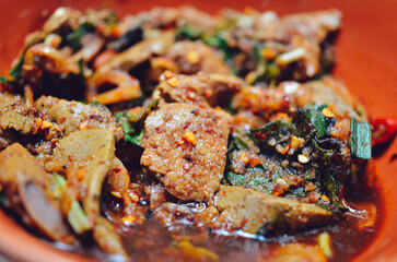 delicious spicy thai food